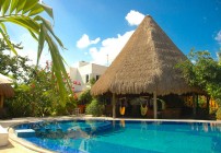 Don Diego de la Silva -Tulum Pool Patio with Hammocks