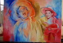 Felipe Bernal Artist Guadalajara Mexico Children Musicians