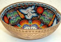 Huichole Bowls Peyote People Gallery Puerto Vallarta