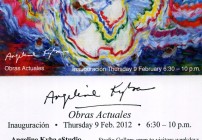 Angeline Kyba Invitation to February 9, 2012 Gallery Opening - Puerto Vallarta
