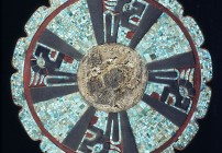 Turquoise-mosaic Disk photo © Museum Associates LACMA, by Jorge Pérez de Lara